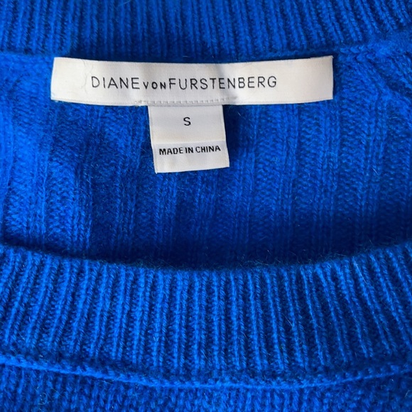 DVF 100% Cashmere Jumper, Small - Picture 7 of 9